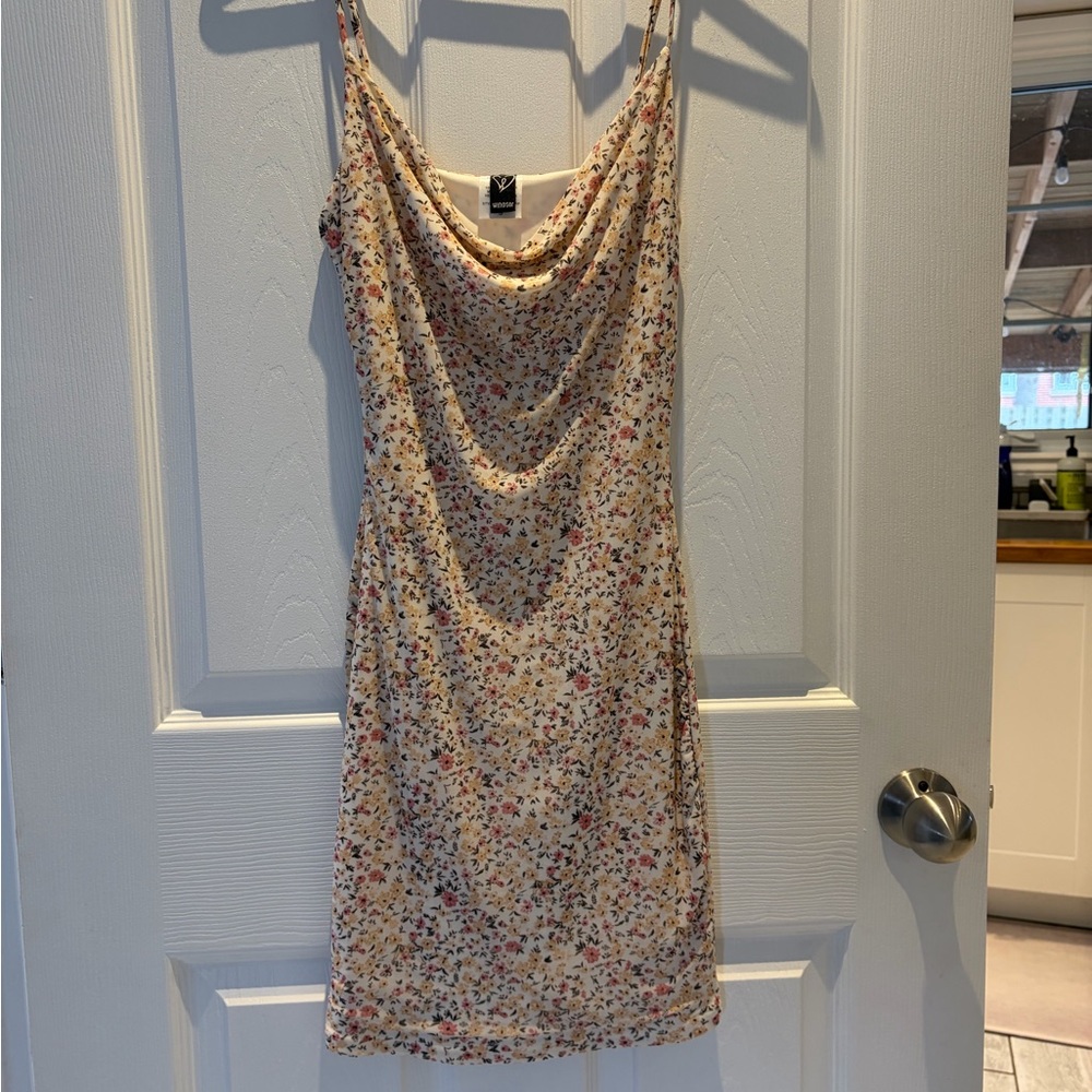 Floral Slip Dress adjustable straps